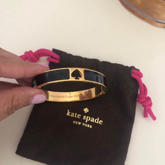 Kate Spade ♠️ Black Bangle - Picture 4 of 4
